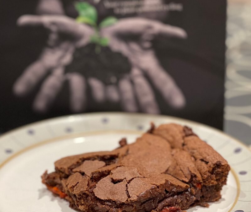 Plant-based chocolate brownies