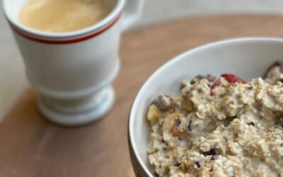 Plant-based overnight oats recipe