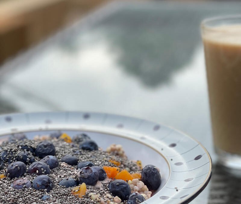 Plant-based coconut parfait recipe