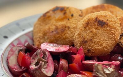 Plant-based Kohlrabi Schnitzel