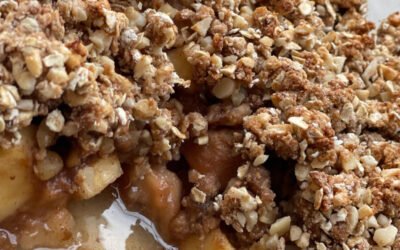 Salted Caramel Apple Crumble