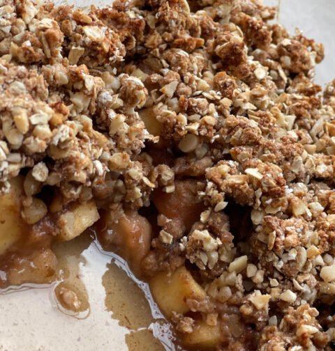 Glorious Salted Caramel Apple Crumble Salted Caramel And Apple Crumble