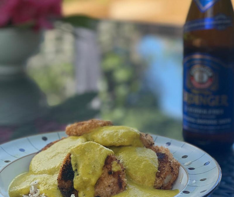 Turnips Schnitzel Kastu Curry