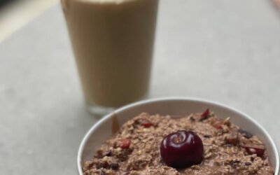Black Forest overnight oats recipe