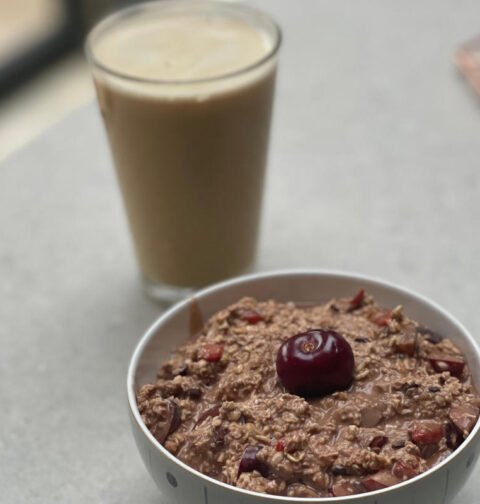 Irresistible Black Forest Overnight Oats Black Forest Overnight Oats