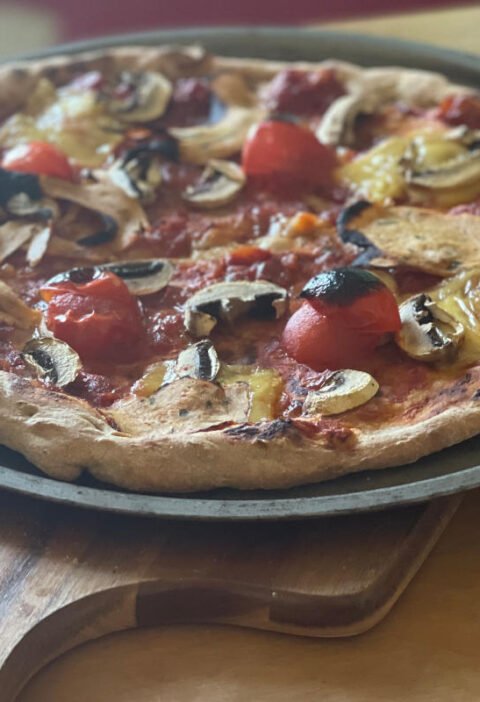 Healthier Pizza Dough