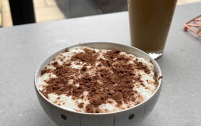 Plant-based tiramisu overnight oats recipe