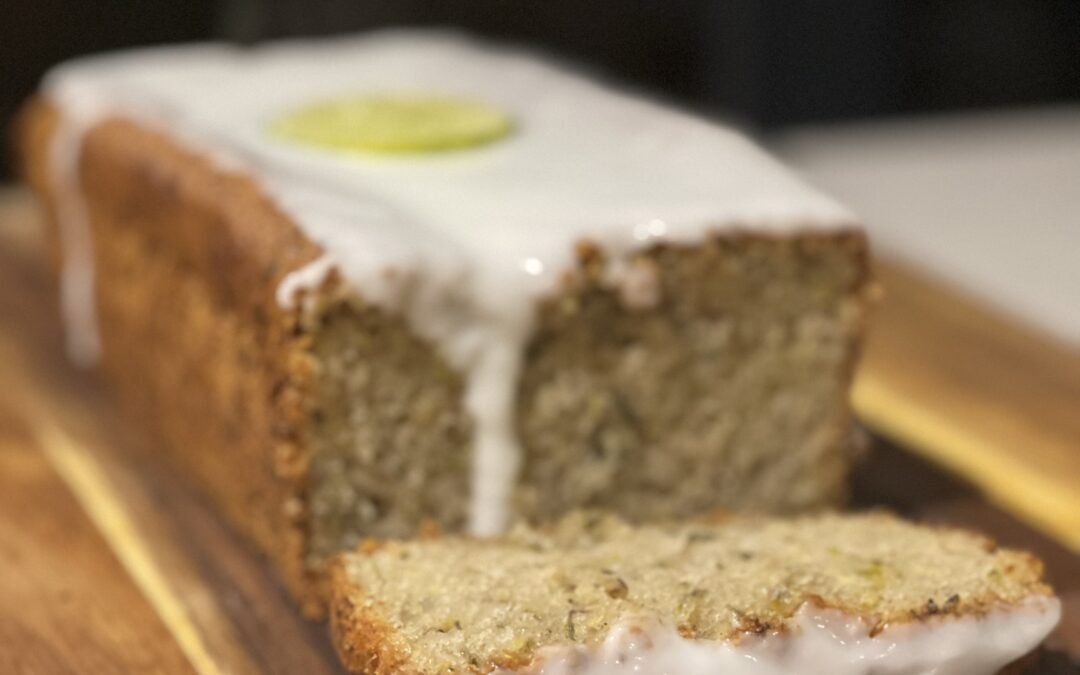 Courgette, Lime and Pistachio Cake