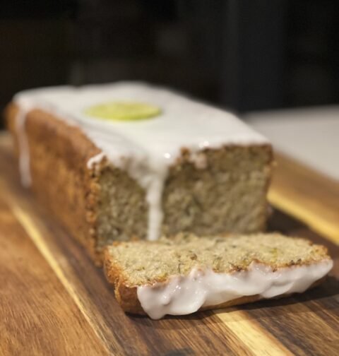 Delicious courgette, lime and pistachio cake Vegan Courgette, Lime and Pistachio Cake