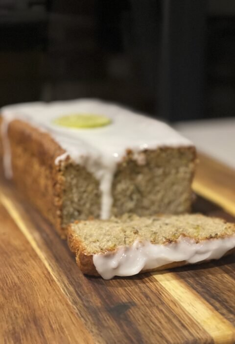 Vegan Courgette, Lime and Pistachio Cake