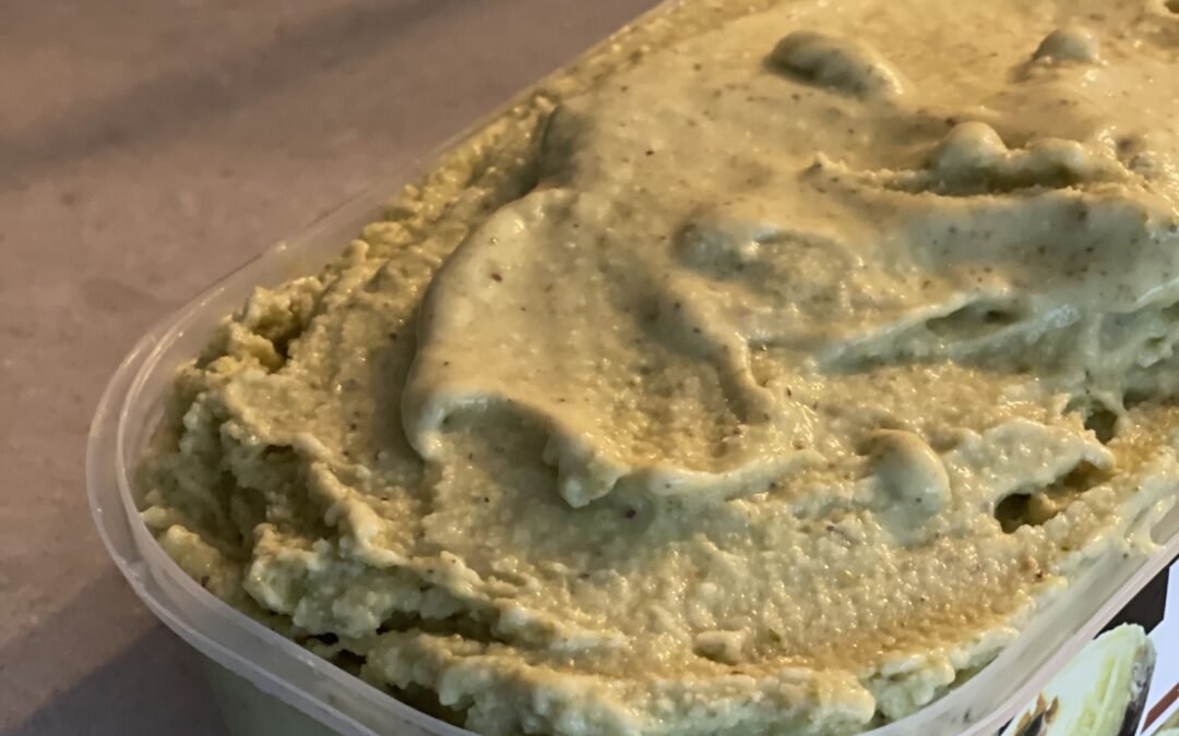Dairy-free pistachio gelato