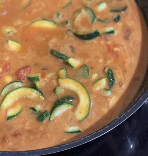 Plant-based Courgette Curry Courgette Curry