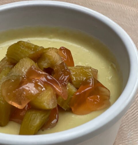 Rhubarb Panna Cotta
