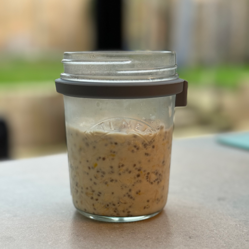 Lemon pie overnight oats recipe