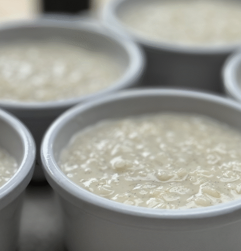 Coconut Milk Vanilla Rice Pudding