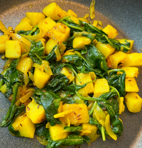 Vegan Saag Aloo Recipe