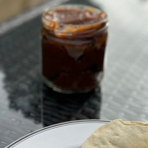 A sensational three-ingredient salted caramel spread