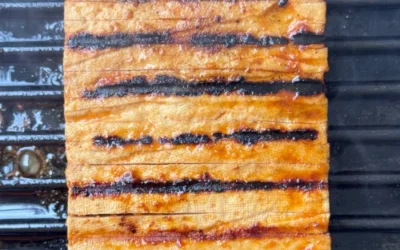 Marinated tofu steaks