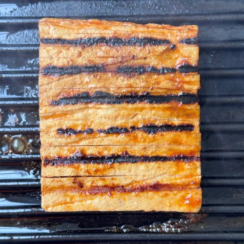 Marinated tofu steaks