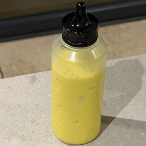 Vegan mayonnaise made without eggs or dairy